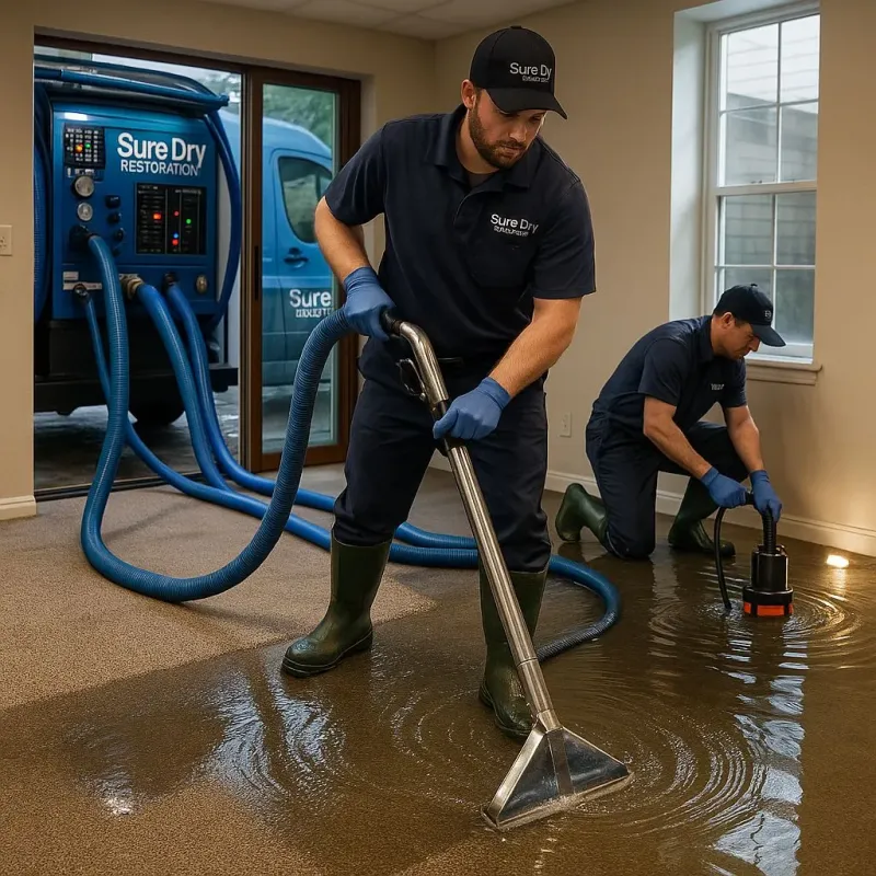 Water Extraction and Removal process in Fentress County, TN